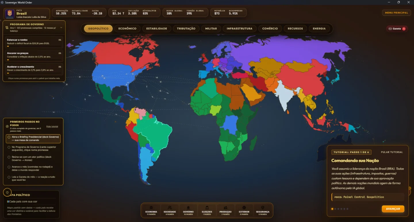 The in-game map — August 2026 · v0.9