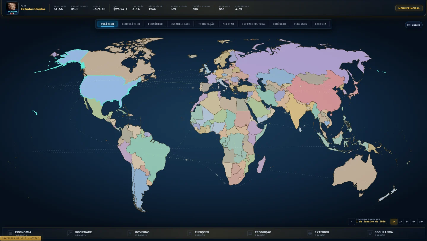 The in-game map — June 2026